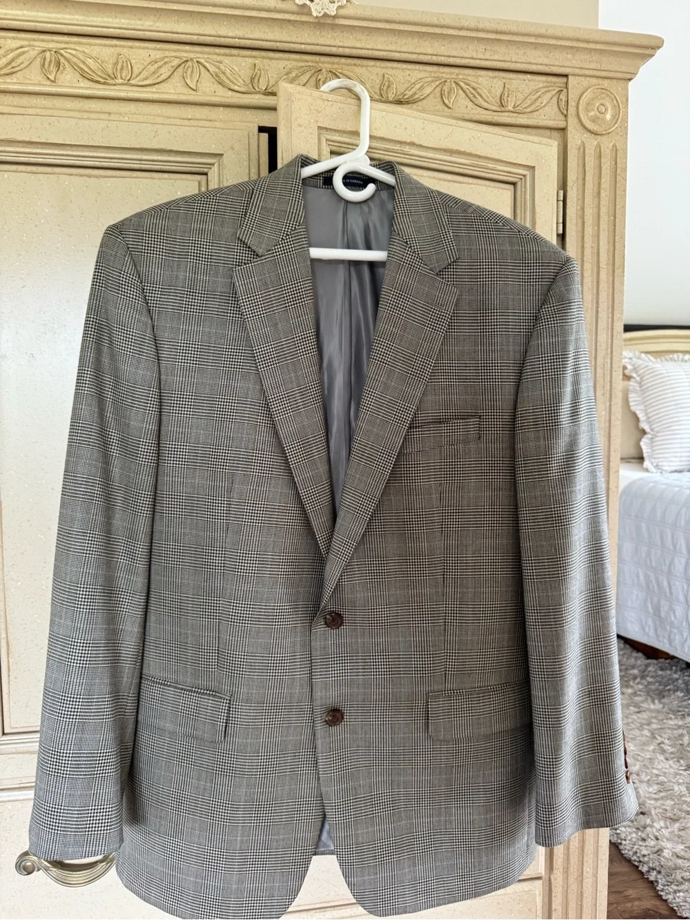 Ralph Lauren Linen/Silk 2 Button Suit